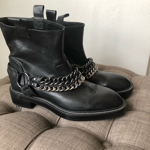 Zara leather boots - Picture 1 of 4